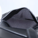 GIVENCHY G Cut Compact Wallet 4G Leather Black Silver Auth 149926V-16