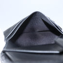 GIVENCHY G Cut Compact Wallet 4G Leather Black Silver Auth 149926V-17