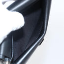 GIVENCHY G Cut Compact Wallet 4G Leather Black Silver Auth 149926V-19