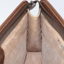 GUCCI GG Supreme Clutch Bag PVC Beige Gold 014 115 6063 Auth 149954-20