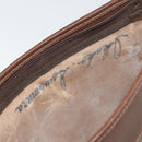 GUCCI GG Supreme Clutch Bag PVC Beige Gold 014 115 6063 Auth 149954-10