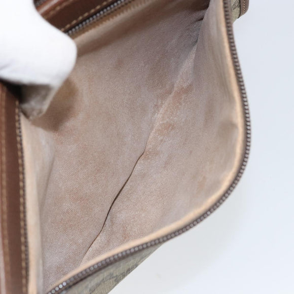 GUCCI GG Supreme Clutch Bag PVC Beige Gold 014 115 6063 Auth 149954