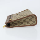 GUCCI GG Supreme Clutch Bag PVC Beige Gold 014 115 6063 Auth 149954-4