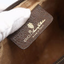 GUCCI GG Supreme Web Sherry Line Clutch Bag PVC Beige 156 01 012 Auth 149955-9