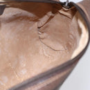 GUCCI GG Supreme Web Sherry Line Clutch Bag PVC Beige 156 01 012 Auth 149955-17