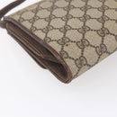 GUCCI GG Supreme Shoulder Bag PVC Beige Gold 904 02 050 Auth 149956-16