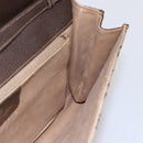 GUCCI GG Supreme Shoulder Bag PVC Beige Gold 904 02 050 Auth 149956-20