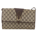 GUCCI GG Supreme Shoulder Bag PVC Beige Gold 904 02 050 Auth 149956-13