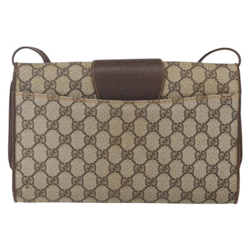 GUCCI GG Supreme Shoulder Bag PVC Beige Gold 904 02 050 Auth 149956 - 0