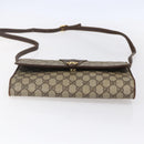 GUCCI GG Supreme Shoulder Bag PVC Beige Gold 904 02 050 Auth 149956-5