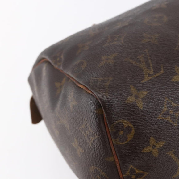 LOUIS VUITTON Monogram Speedy 25 Hand Bag M41528 LV Auth 149966