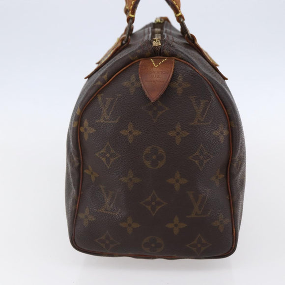 LOUIS VUITTON Monogram Speedy 25 Hand Bag M41528 LV Auth 149966