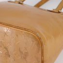 LOUIS VUITTON Monogram Vernis Houston Hand Bag Rose M91054 LV Auth 149967-9