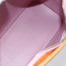 LOUIS VUITTON Monogram Vernis Houston Hand Bag Rose M91054 LV Auth 149967-11