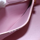 LOUIS VUITTON Monogram Vernis Houston Hand Bag Rose M91054 LV Auth 149967-20