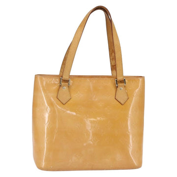 LOUIS VUITTON Monogram Vernis Houston Hand Bag Rose M91054 LV Auth 149967