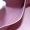 LOUIS VUITTON Monogram Vernis Houston Hand Bag Rose M91054 LV Auth 149967-21