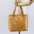 LOUIS VUITTON Monogram Vernis Houston Hand Bag Rose M91054 LV Auth 149967-22