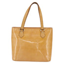 LOUIS VUITTON Monogram Vernis Houston Hand Bag Rose M91054 LV Auth 149967-13