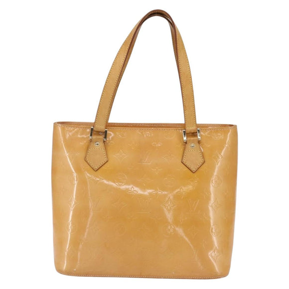 LOUIS VUITTON Monogram Vernis Houston Hand Bag Rose M91054 LV Auth 149967