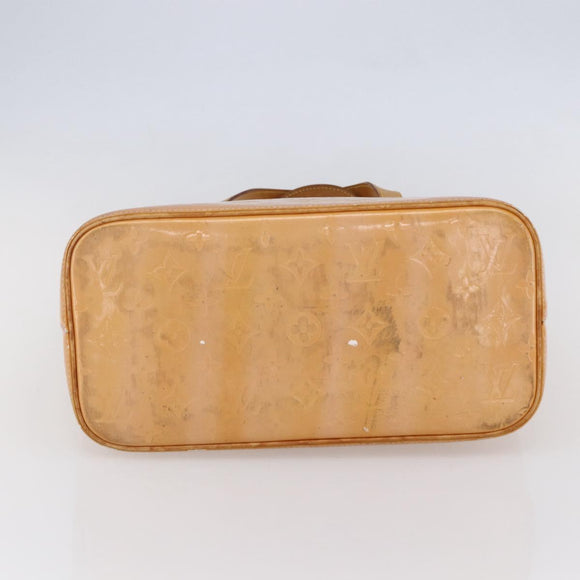 LOUIS VUITTON Monogram Vernis Houston Hand Bag Rose M91054 LV Auth 149967