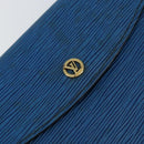 LOUIS VUITTON Epi Montaigne 23 Clutch Bag Blue M52665 LV Auth 149969-17