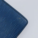 LOUIS VUITTON Epi Montaigne 23 Clutch Bag Blue M52665 LV Auth 149969-8