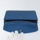 LOUIS VUITTON Epi Montaigne 23 Clutch Bag Blue M52665 LV Auth 149969-9