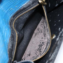 LOUIS VUITTON Epi Montaigne 23 Clutch Bag Blue M52665 LV Auth 149969-11