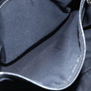 FENDI Zucca Canvas Shoulder Bag Black Silver Auth 149971-21