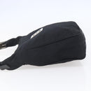 FENDI Zucca Canvas Shoulder Bag Black Silver Auth 149971-3