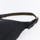 FENDI Zucca Canvas Shoulder Bag Black Silver Auth 149971-8