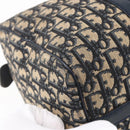 Christian Dior Trotter Canvas Boston Bag Navy Silver Auth 149972-16