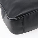 GUCCI Bamboo Shoulder Bag Leather 2way Black Gold 001 3754 1639 Auth 149973-18