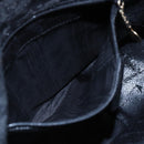 GUCCI Bamboo Shoulder Bag Leather 2way Black Gold 001 3754 1639 Auth 149973-11