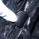 GUCCI Bamboo Shoulder Bag Leather 2way Black Gold 001 3754 1639 Auth 149973-12