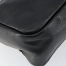 GUCCI Bamboo Hand Bag Leather Black Gold 000 1014 0575 Auth 149974-14