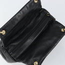 GUCCI Bamboo Hand Bag Leather Black Gold 000 1014 0575 Auth 149974-6