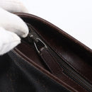 GUCCI GG Canvas Tote Bag Brown Silver 34339 Auth 149975-10