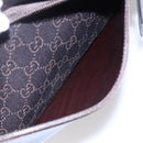 GUCCI GG Canvas Tote Bag Brown Silver 34339 Auth 149975-22