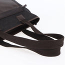 GUCCI GG Canvas Tote Bag Brown Silver 34339 Auth 149975-7