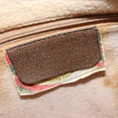 GUCCI GG Supreme Web Sherry Line Bag PVC Beige Gold 89 02 032 Auth 149979-18