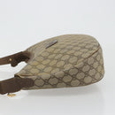 GUCCI GG Supreme Schoudertas PVC Beige Goud Auth 149980-4