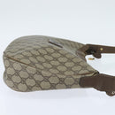 GUCCI GG Supreme Shoulder Bag PVC Beige Gold Auth 149980-4
