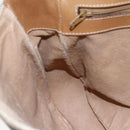 GUCCI Micro GG Supreme Shoulder Bag PVC Beige Gold Auth 149981-20