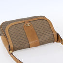 GUCCI Micro GG Supreme Shoulder Bag PVC Beige Gold Auth 149981-6