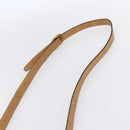 GUCCI Micro GG Supreme Shoulder Bag PVC Beige Gold Auth 149981-8