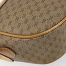 GUCCI Micro GG Supreme Shoulder Bag PVC Beige Gold 001 58 4001 Auth 149982-15