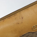 GUCCI Micro GG Supreme Shoulder Bag PVC Beige Gold 001 58 4001 Auth 149982-10