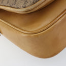 GUCCI Micro GG Supreme Shoulder Bag PVC Beige Gold Auth 149983-17